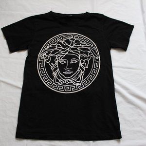 VERSACE T-Shirt Black with Face Logo